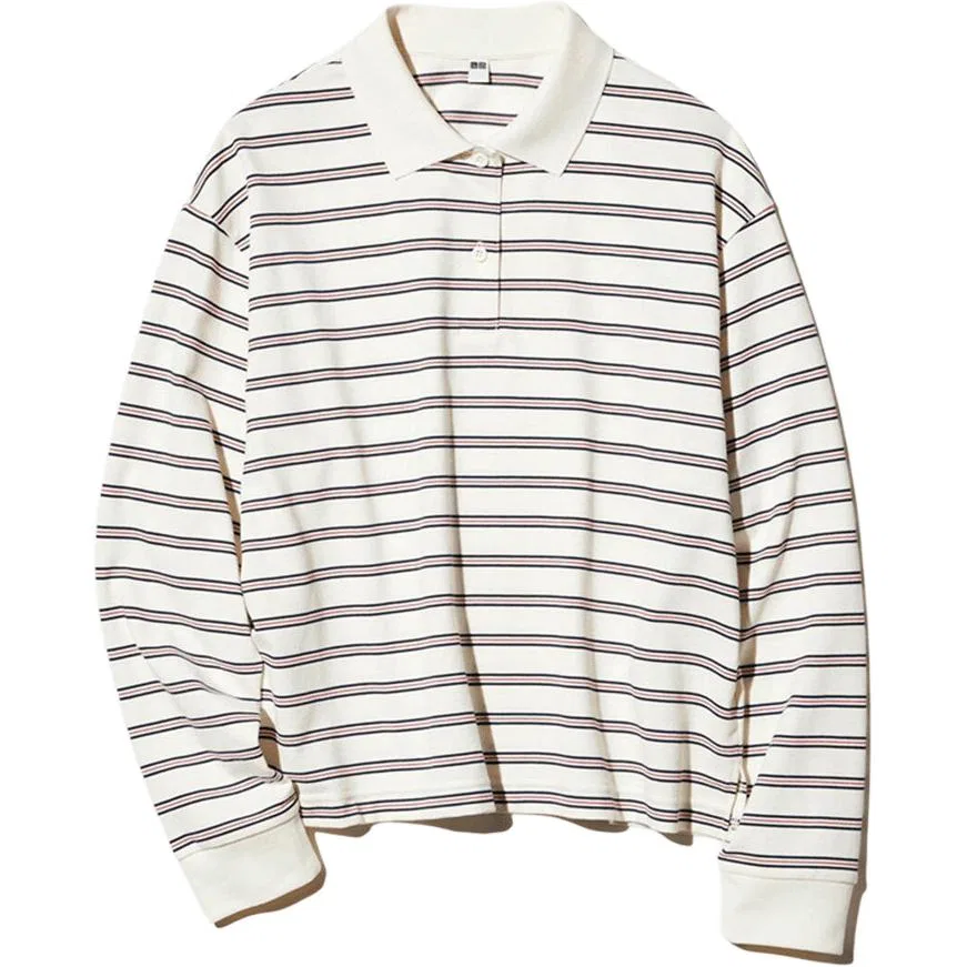 Женское поло Ivory UNIQLO