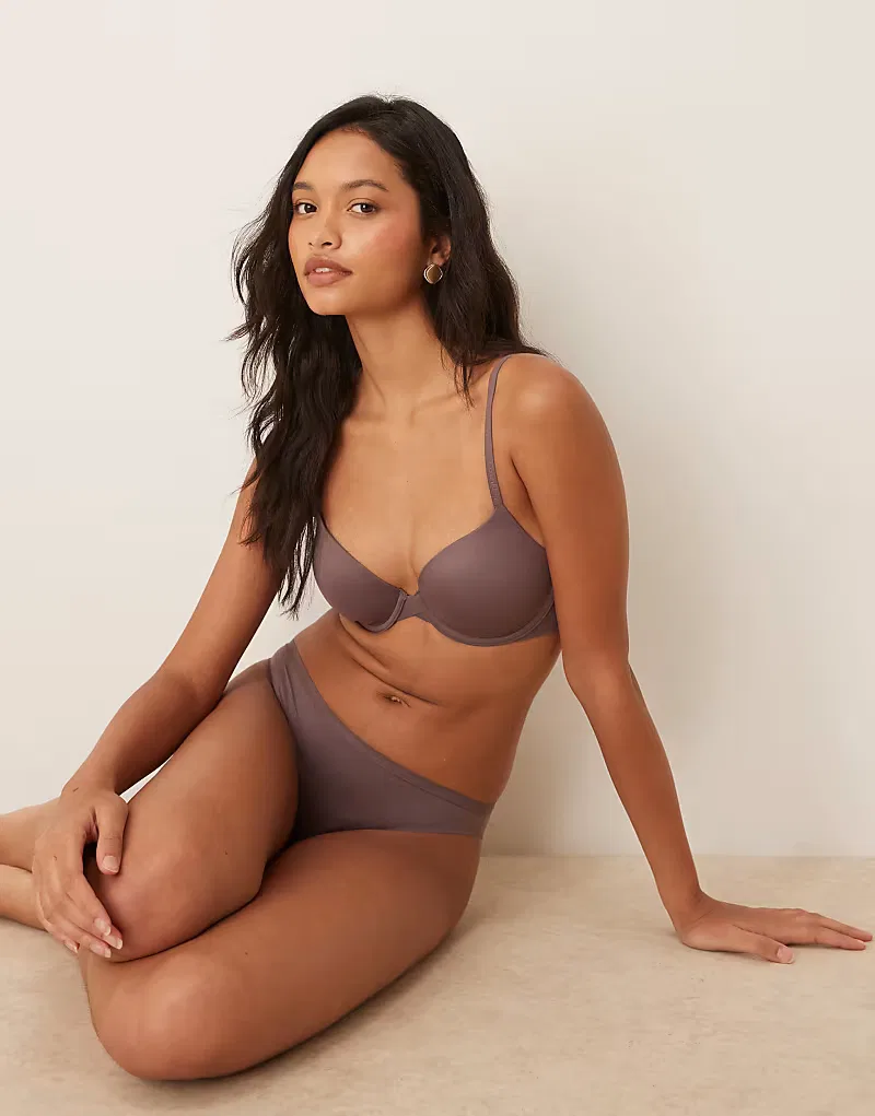 Бюстгальтер Calvin Klein Perfectly Fit с легкой подкладкой, сиреневый — фото 4