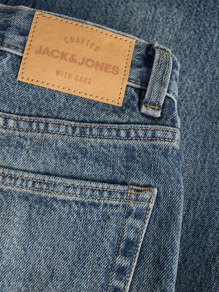 Джинсы Jack & Jones Junior Baggy Jeans 'JJIAlex JJCooper' дымчато-синего цвета — фото 3