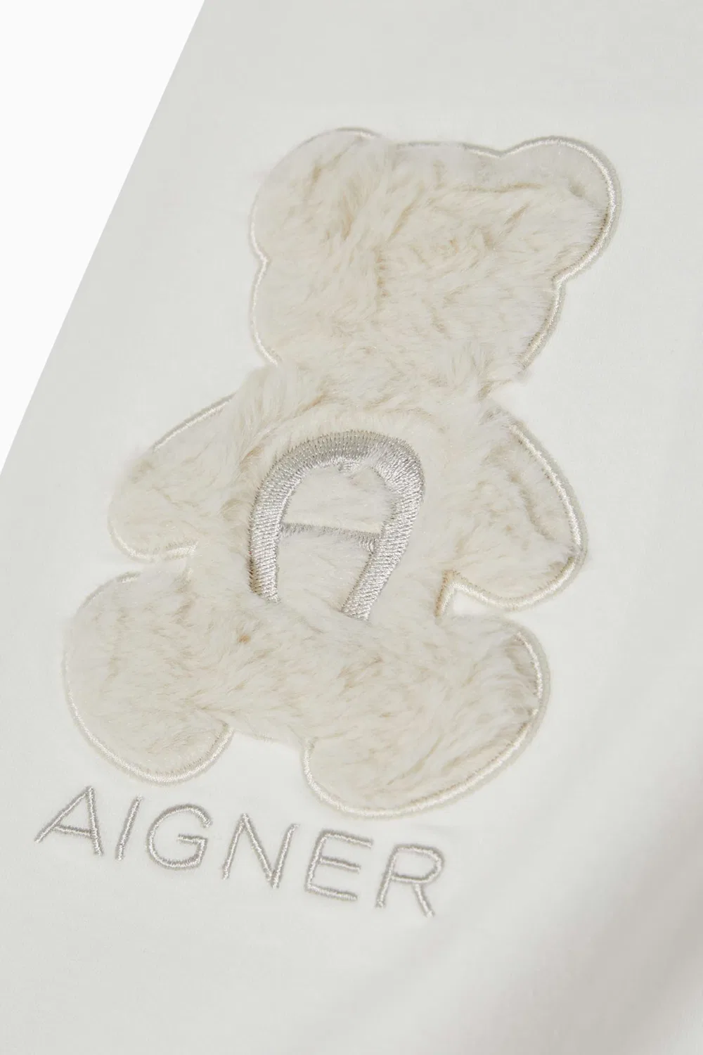 Футболка с нашивкой медвежонок из хлопка AIGNER — фото 3
