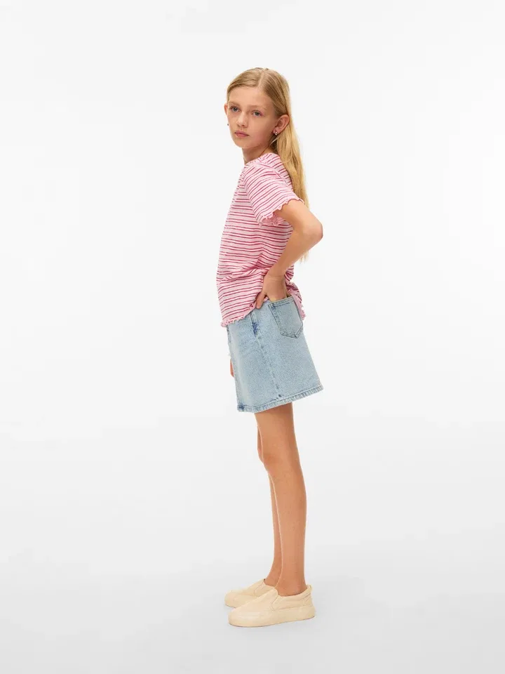 Юбка джинсовая Tessa Vero Moda Girl, голубой — фото 3