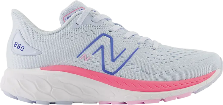 

Кроссовки New Balance Fresh Foam X 860v13 Big Kid 'Moon Dust Neon Pink', серый