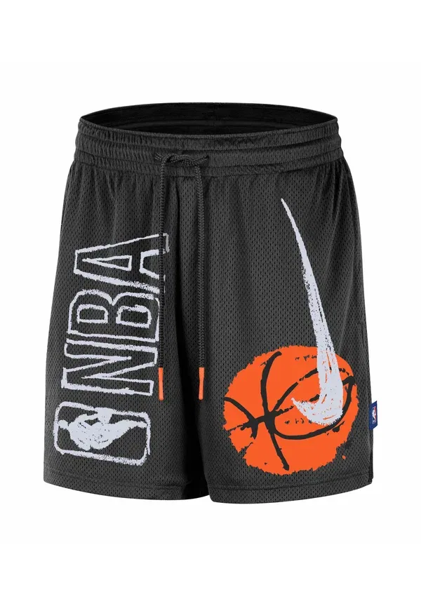 Шорты из полиэстера Sports shorts Nike Performance, Brilliant Orange, черный/оранжевый