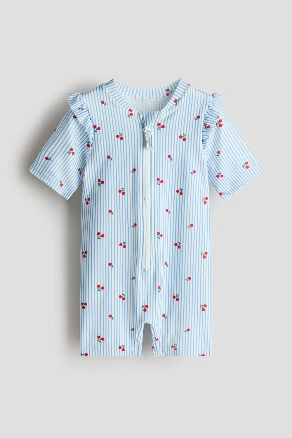 Купальник с защитой от ультрафиолета UPF 50 H&M, Hellblau/Kirschen