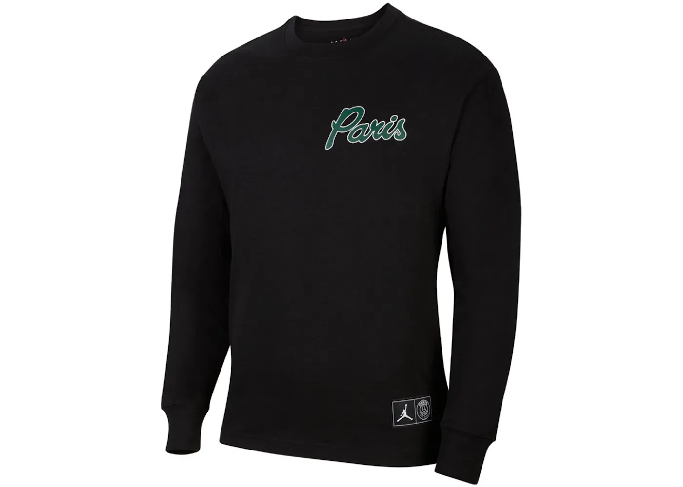 Мужская футболка с длинным рукавом Jordan x Paris Saint-Germain Long-Sleeve T-Shirt Jordan, Black