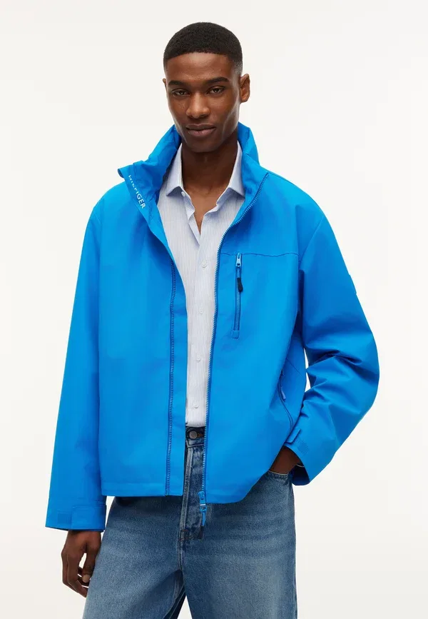 Куртка из полиэстера Crew athleisure sail pack Tommy Hilfiger, Liberty Blue, синий