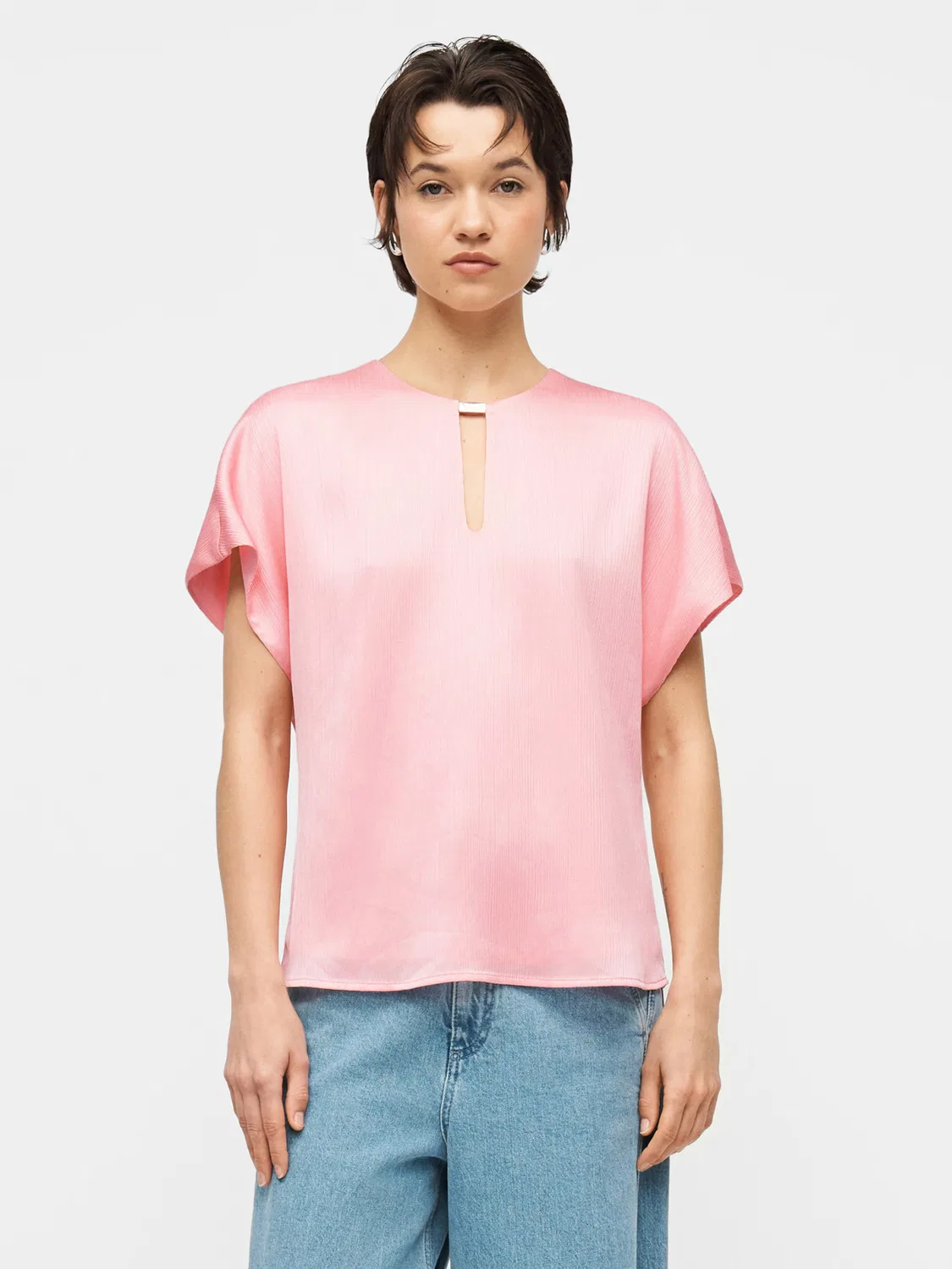 Блузка Calvin Klein розового цвета — фото 3