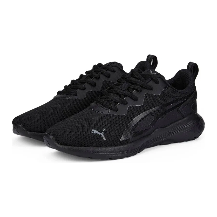 Детские кроссовки с шнуровкой All-Day Active Jr Puma, Черный — фото 2
