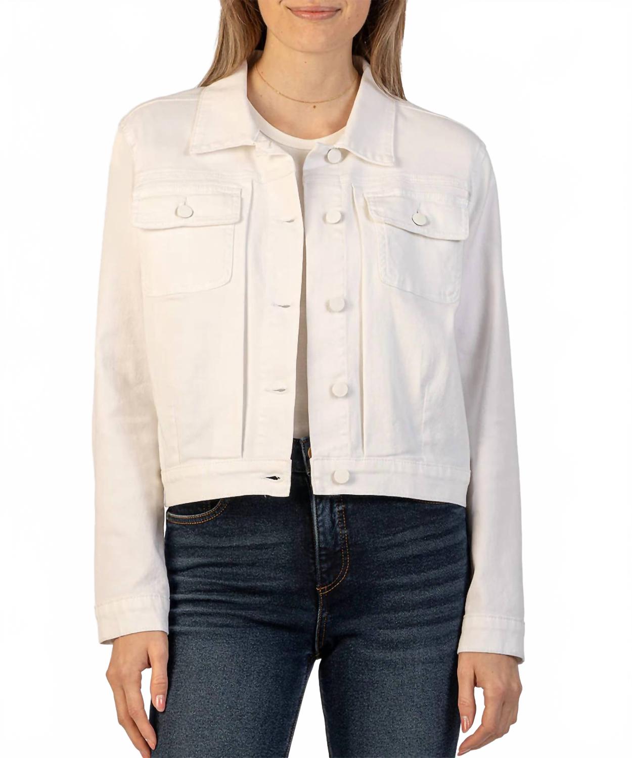 

Укороченная куртка Ada в цвете Optical White KUT FROM THE KLOTH