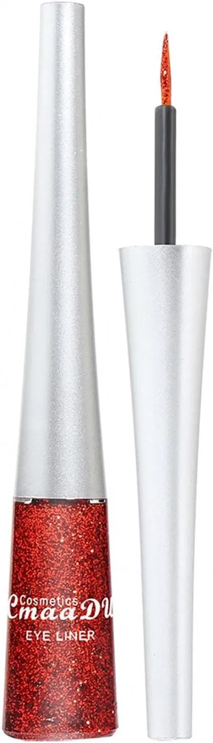 Подводка для глаз Glitter Eyeliner Foreted, блестящая, жидкая