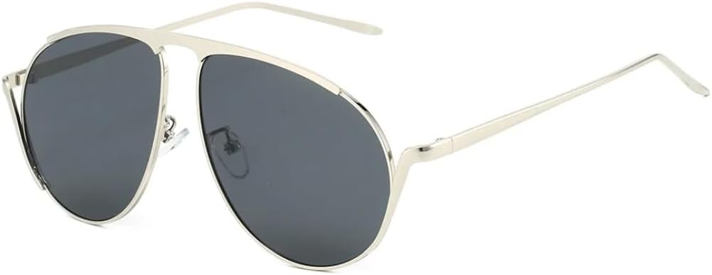 

Солнцезащитные очки с защитой от УФ-излучения UV400 | Крупная панк-оправа | Линзы конфетных цветов | Для женщин и мужчин | Для занятий спортом на открытом воздухе и вождения DSVIGF, Silvery Black