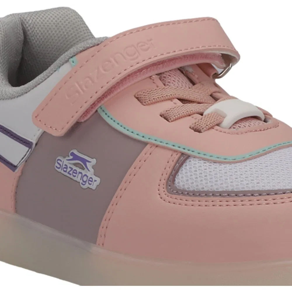 Детские кроссовки для девочек с липучками Perle Slazenger — фото 4