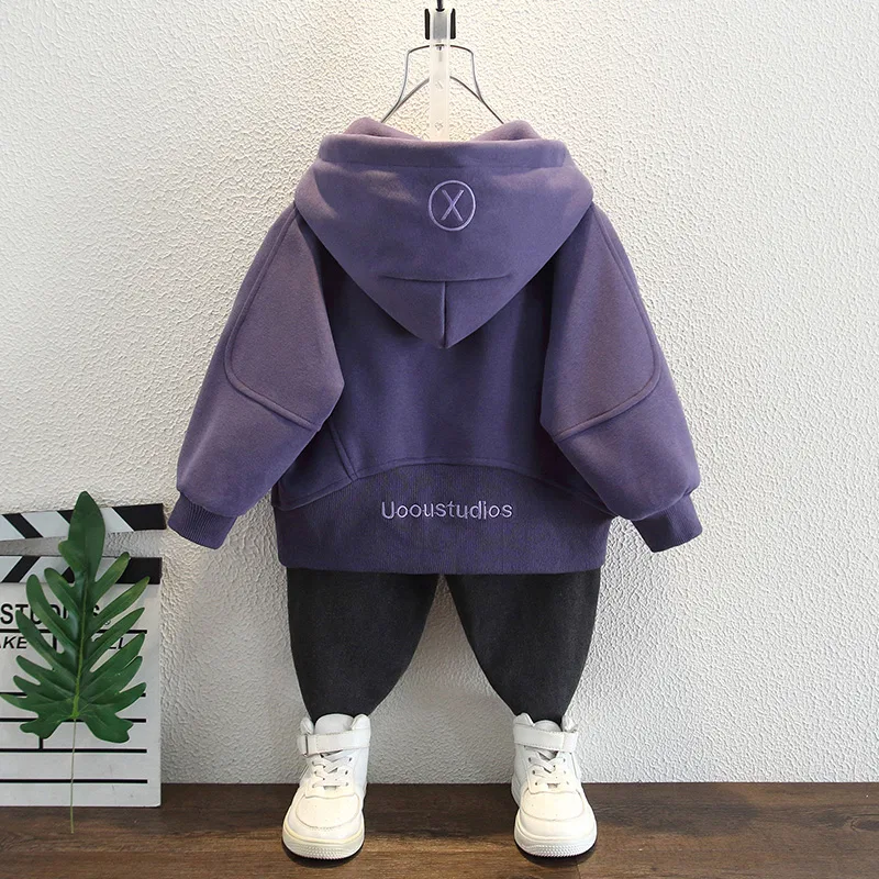 Детская куртка для мальчиков уличного стиля Lanza, Purple — фото 3