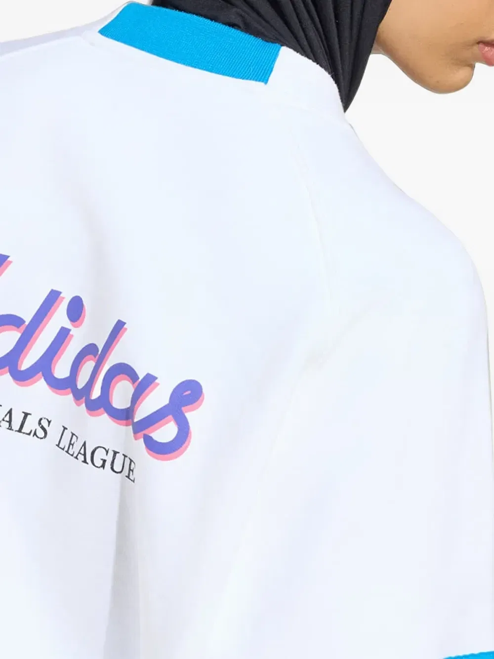 Свитшот с графическим принтом adidas Archive Baseball, белый — фото 4