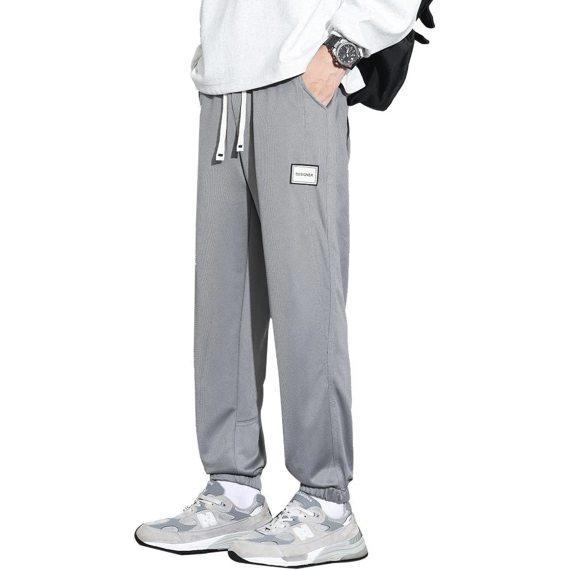 Детские спортивные штаны тонкие Tonlion, Dark Gray