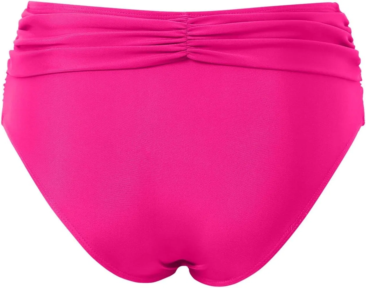 Женские высокие бикини с утяжкой живота Retro, Hot Pink — фото 2