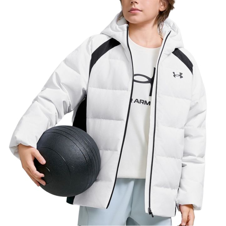 Пуховик для всесторонних тренировок Kids' Under Armour, белый — фото 3