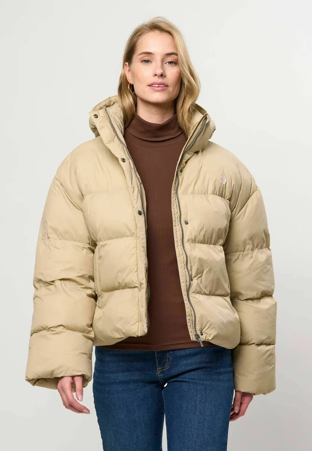 Куртка Uwgreta - зимняя куртка U.S. Polo Assn., White Pepper