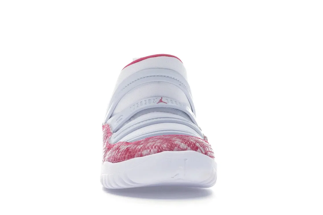 Детские кроссовки с принтом Jordan 11 Retro Little Flex Jordan, White/Black-Watermelon — фото 2