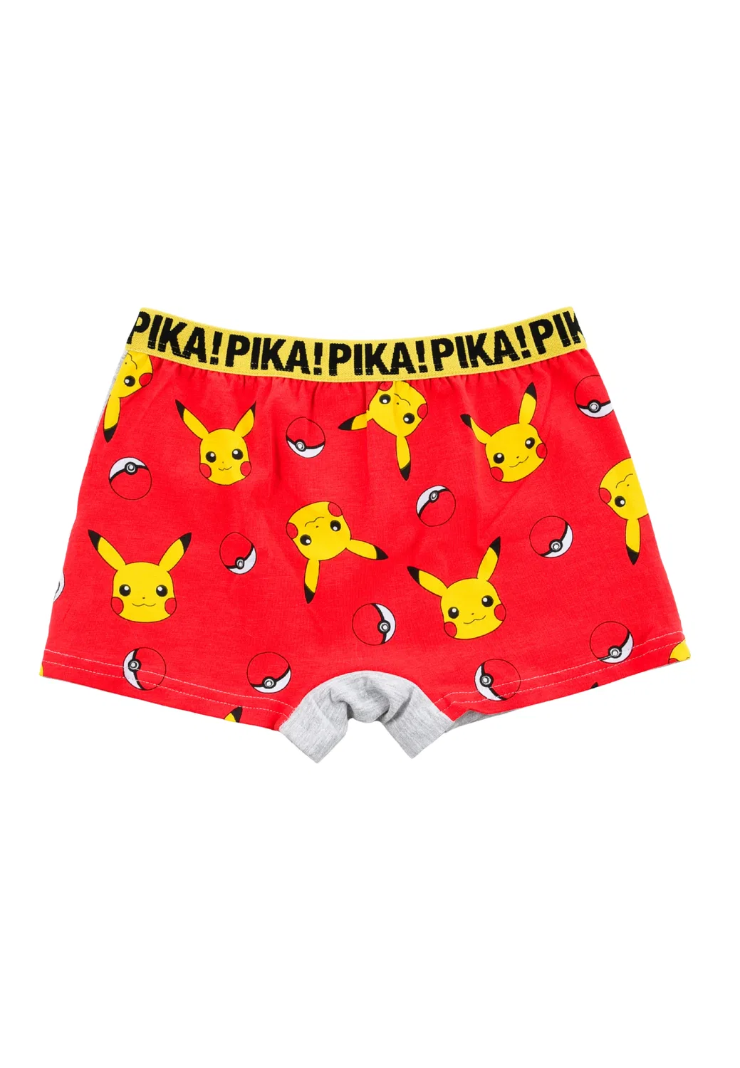 Трусы-боксеры с принтом комплект из 2 штук Pikachu Pokémon, красный — фото 3