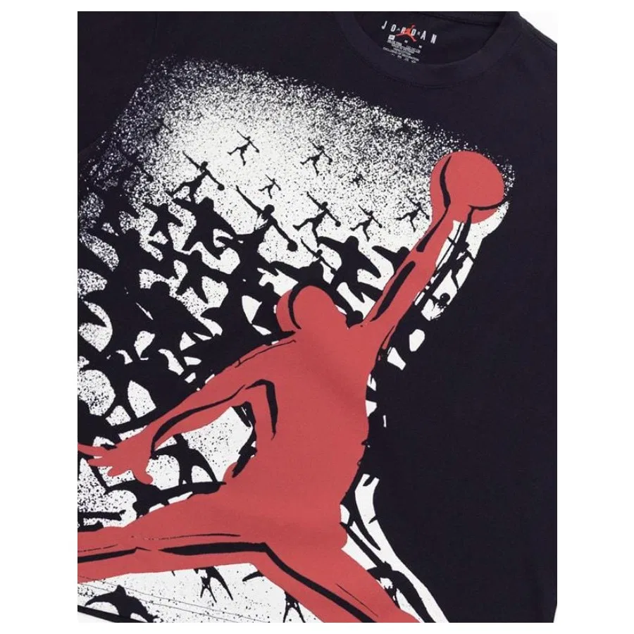Футболка с коротким рукавом Nike Jordan JDB M J Brand SSNL SS TEE, Черный — фото 3