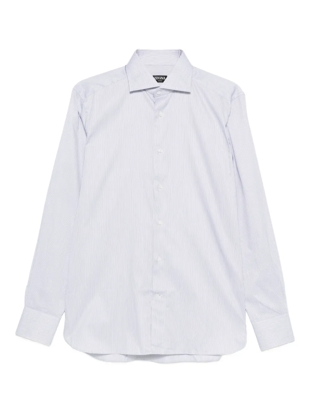 

Рубашка в полоску Zegna, синий