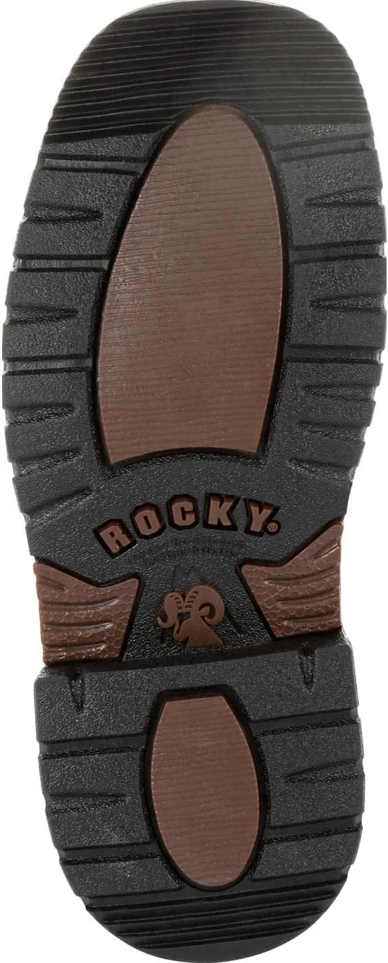 Детские сапоги для девочек с принтом ROCKY, Dk Chocolate And Burnt Orange — фото 2