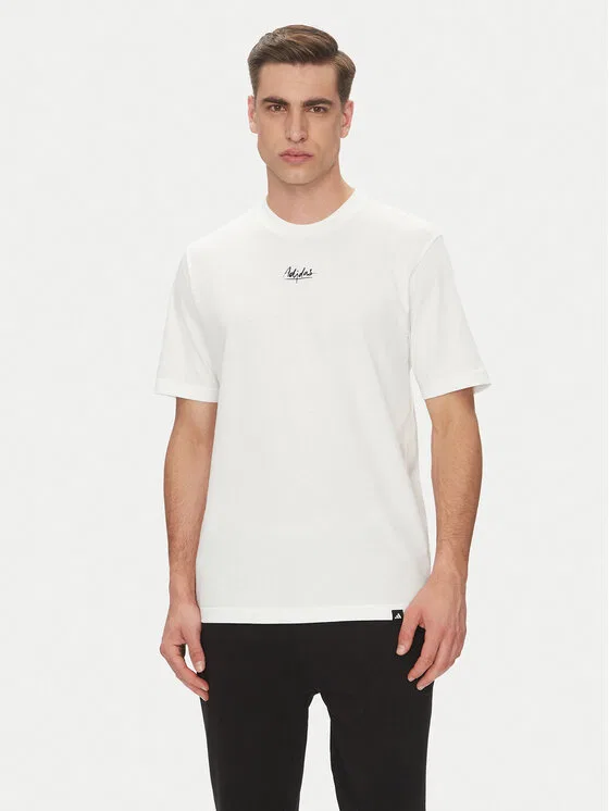 Футболка regular fit Lounge Still Life Lemons Graphic Adidas, белый