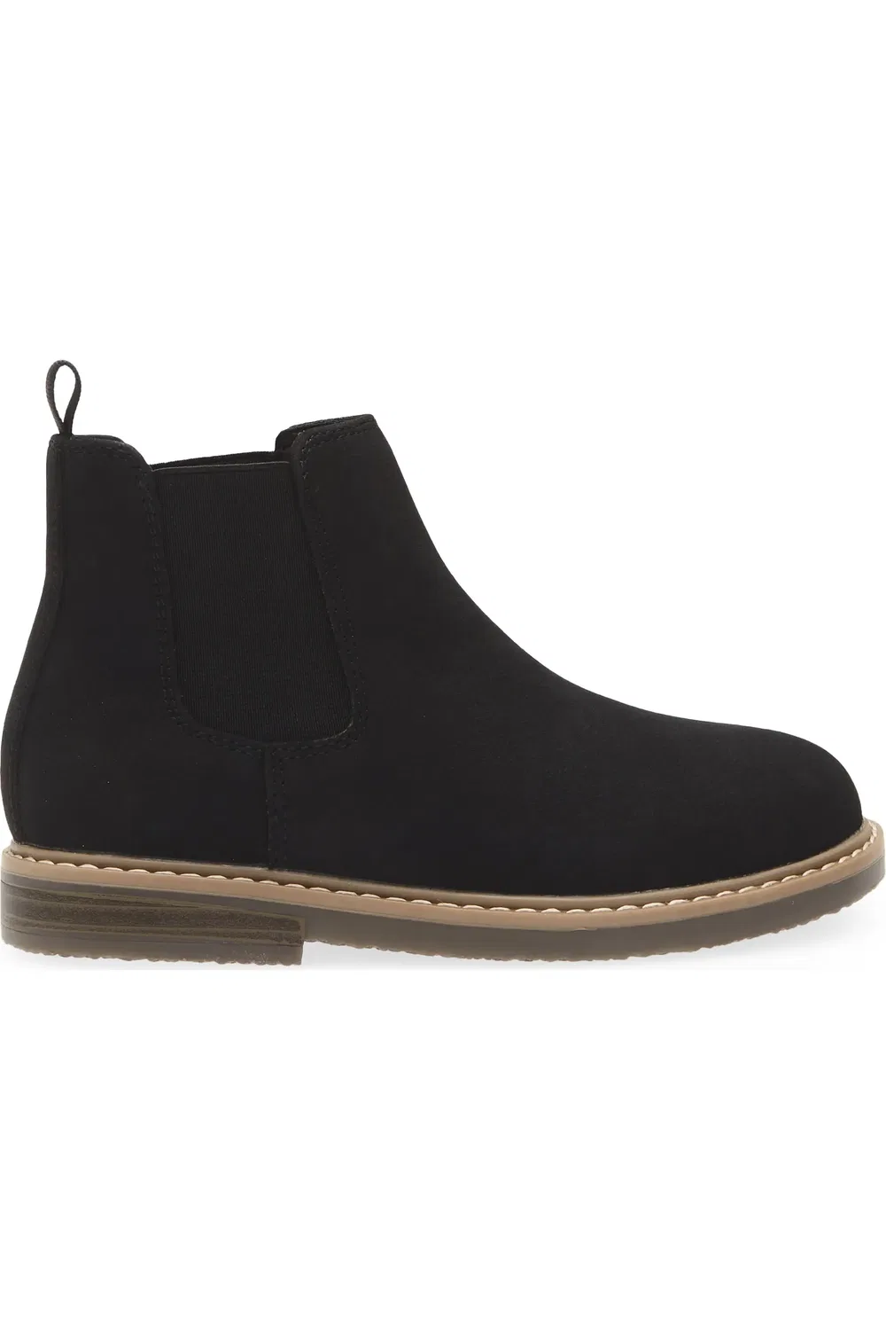 Детские ботинки челси на резинках Chelsea Boot Nordstrom, черный — фото 3