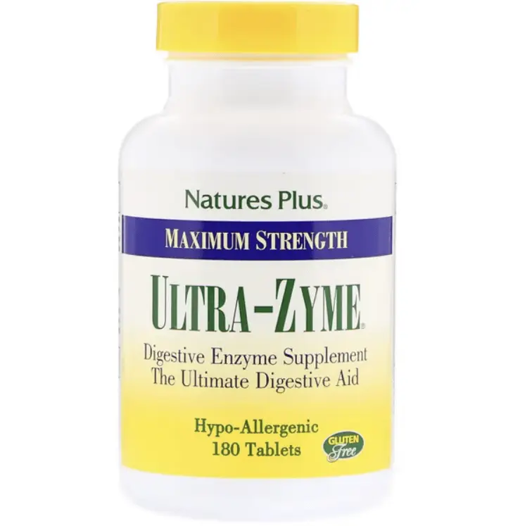 

Максимальная сила Ultra-Zyme, 180 таблеток, NaturesPlus