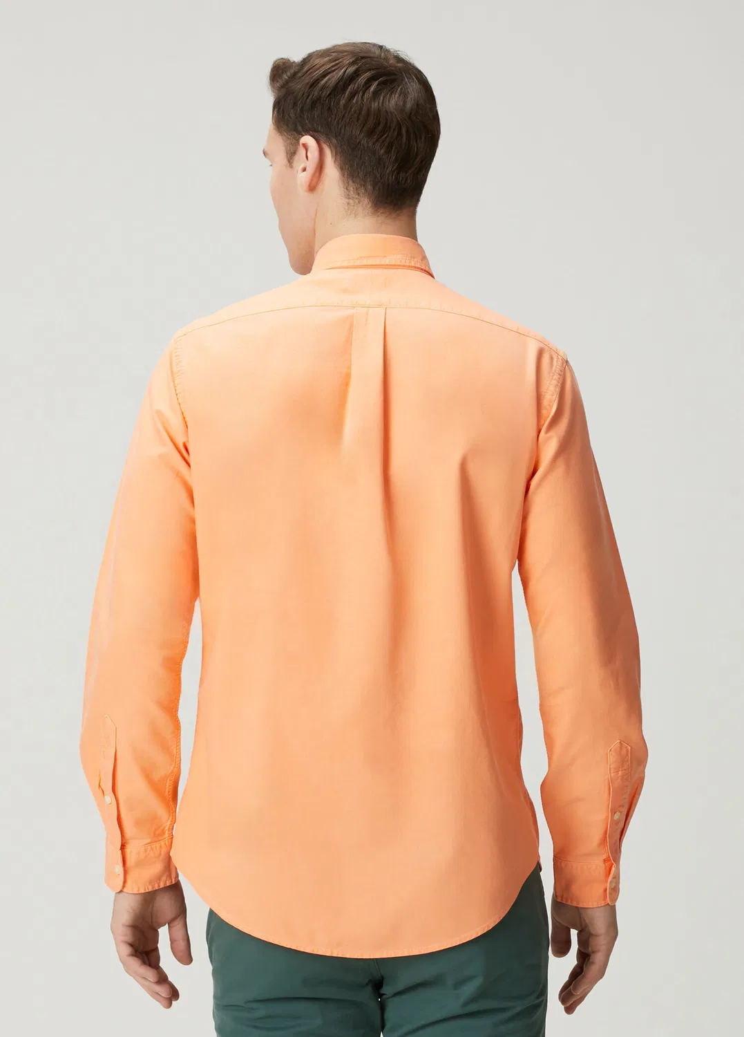 Рубашка Oxford Polo Ralph Lauren, orange — фото 4