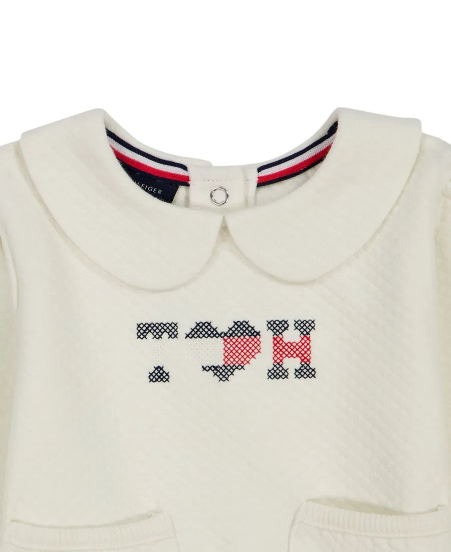 Комплект из топа и брюк с длинным рукавом Tommy Hilfiger, Egret — фото 4