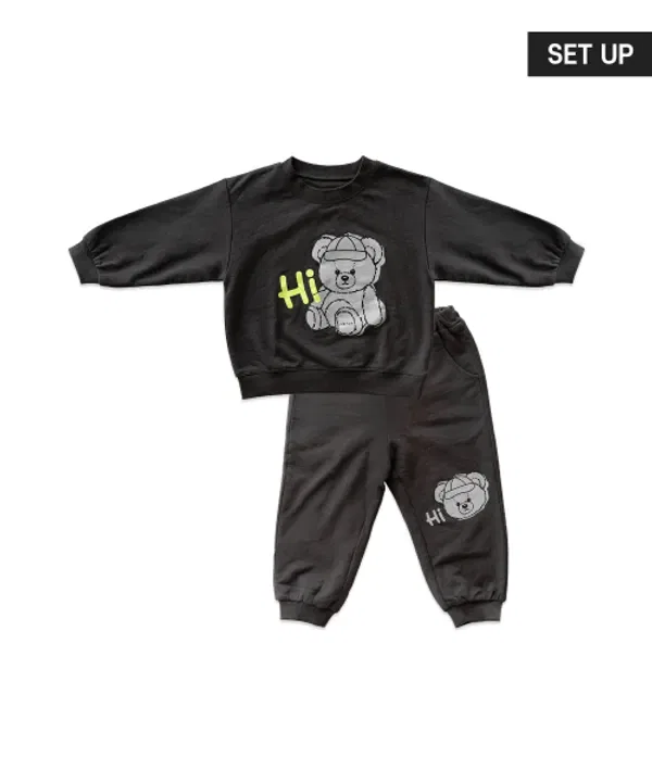 Костюм уютный из футера Ubmom Closet, charcoal — фото 2