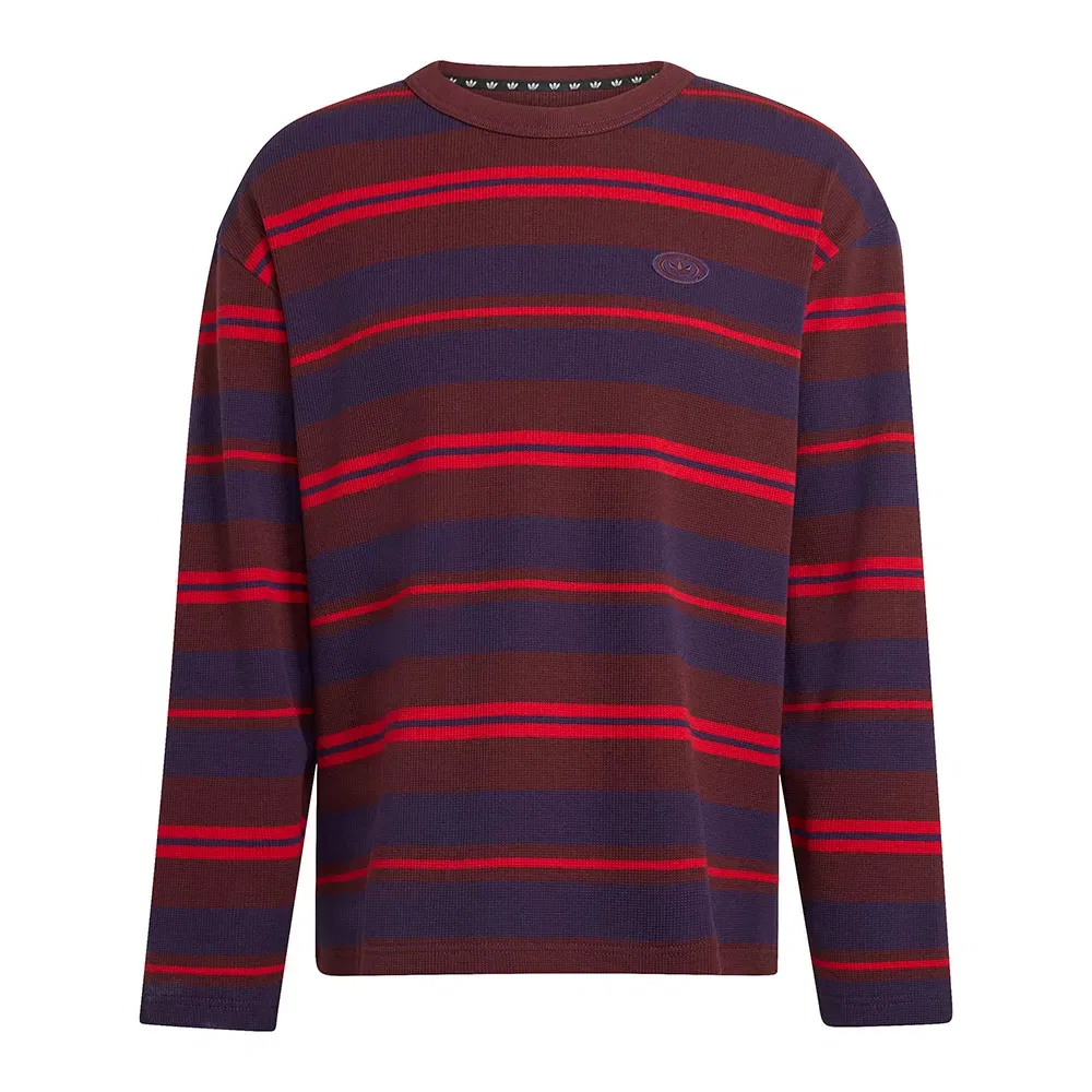 Футболка с длинным рукавом 90S Alternative Sport Stripe Waffle Adidas Originals, фиолетовый — фото 3