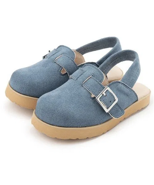 Детские сандалии-кроксы с ремешком, модель Clog Shoes, petit main, Blue
