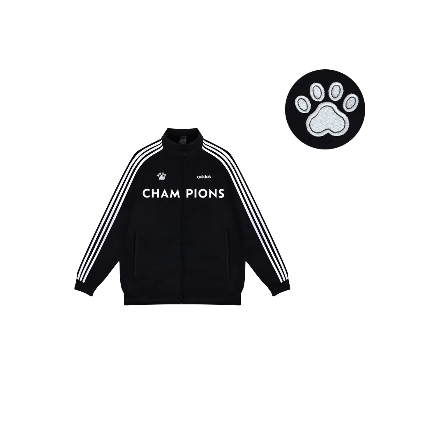 Унисекс-куртка с воротником-стойкой Cat Paw Champion Adidas, Cat Paw Champion — фото 3