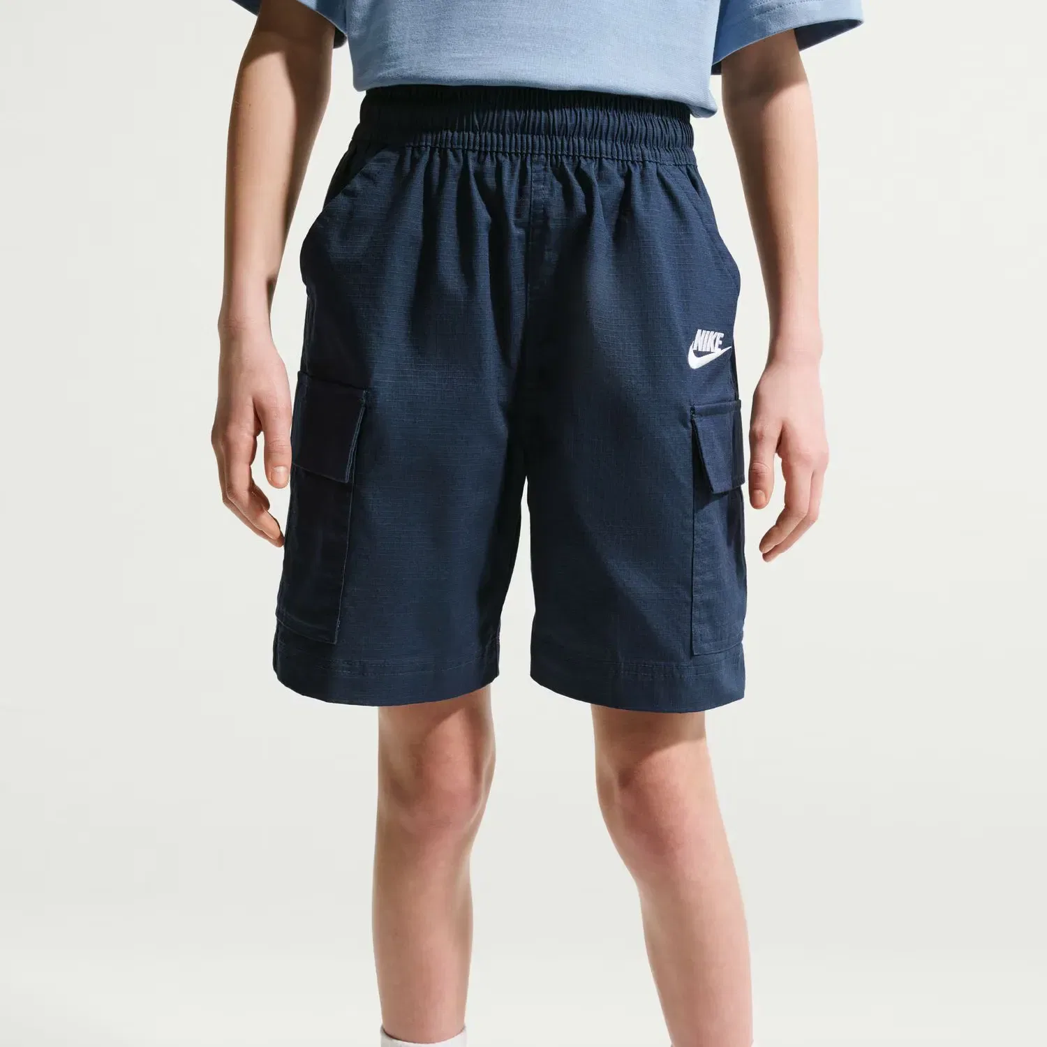 Детские шорты карго Спортшорты Sportswear Club Woven Cargo Short Nike, Azul Marino