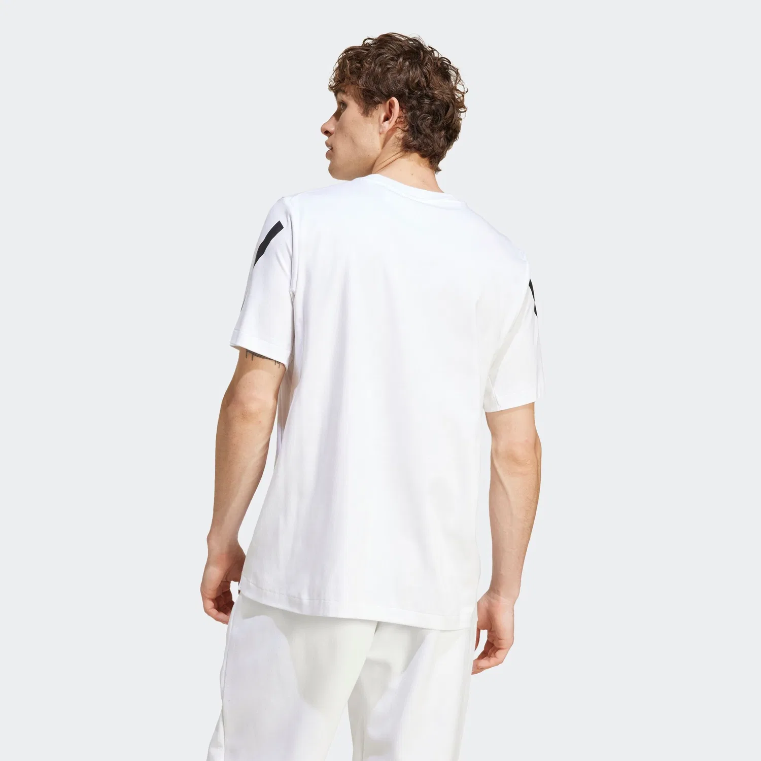 Детская футболка с принтом Adidas Sportswear, White — фото 2