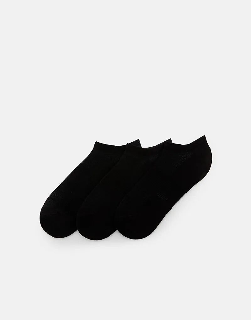 

Pull&Bear, 3 Пары коротких носков черного цвета