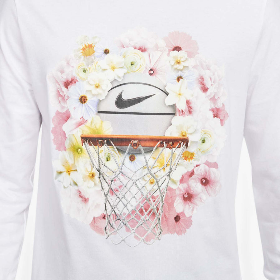 Футболка Nike AS M NK TEE LS M90 OC 2 SP25 T-Shirt Asia Sizing 'White', белый — фото 4