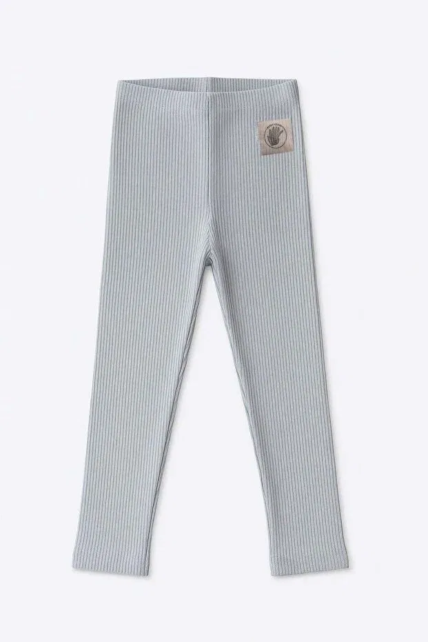Детские леггинсы для девочек однотонные Ice Blue Camisole Leggings Petit Coral, Ice Blue