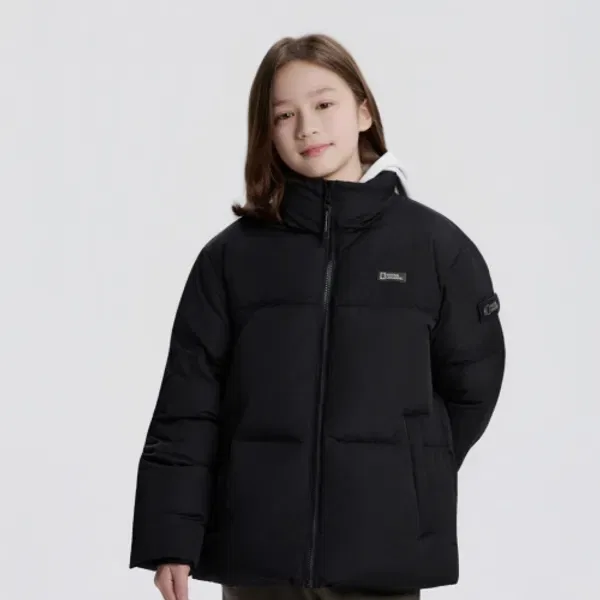 Пуховик детский Reiman Duck Down, National Geographic Kids, carbon black
