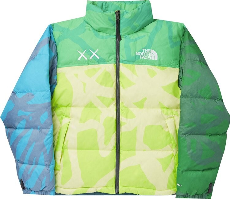 

Куртка The North Face x KAWS Retro 1996 Nuptse Jacket 'Safety Green', зеленый
