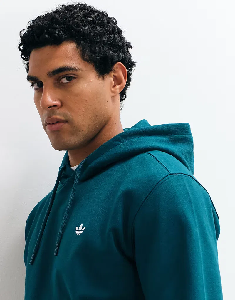 Худи Adidas Originals Essential, зеленый — фото 4