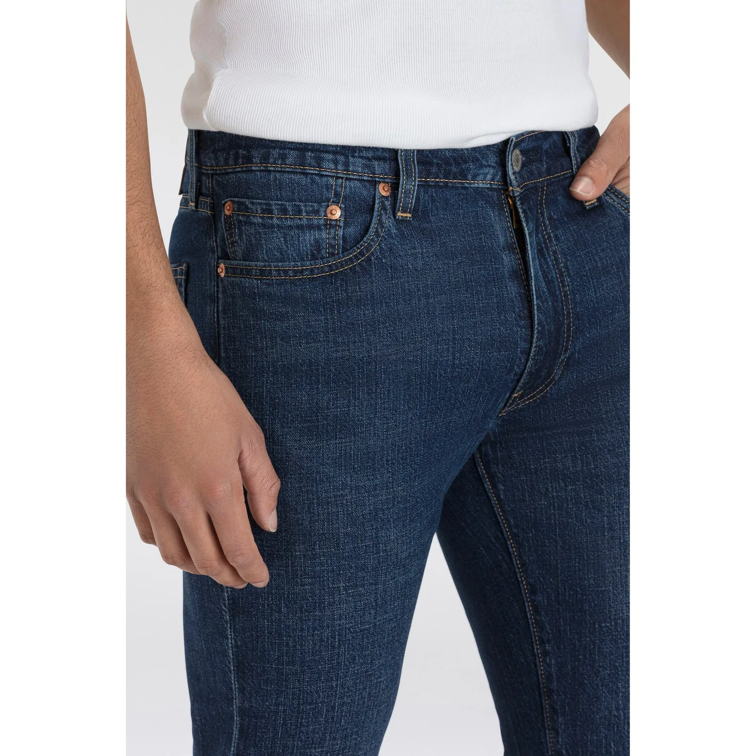 Мужские джинсы slim-fit с эластичным хлопком Levi's, Part The Sea Ltwt — фото 4