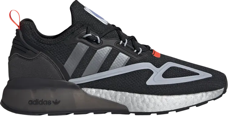 

Кроссовки Adidas ZX 2K Boost 'Black Halo Silver', черный