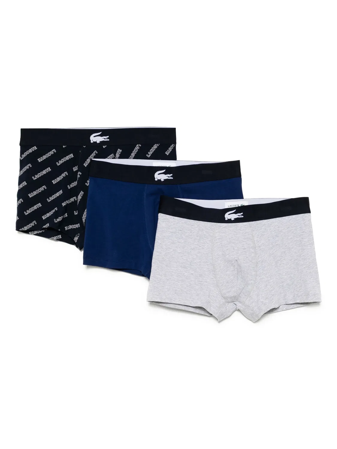 Боксеры с логотипом (упаковка из трех) Lacoste, синий