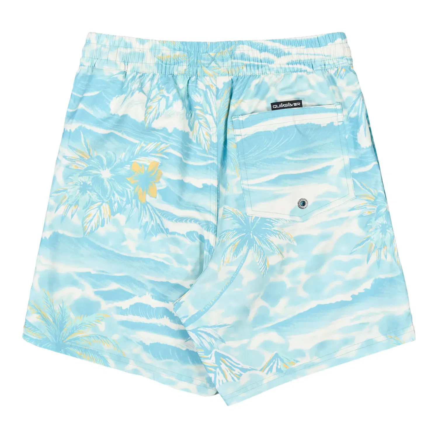 Детские плавки для мальчиков с принтом Everyday Printed Volley Quiksilver, Azul Claro — фото 2