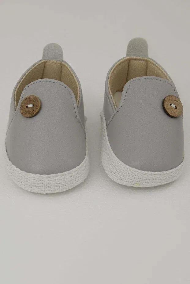 Детские пинетки для мальчиков хлопковые Bebiccino, Gray