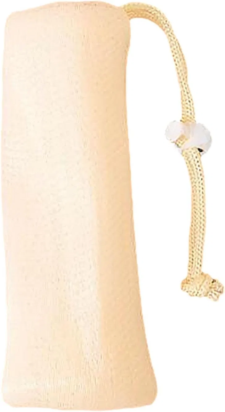 Сетчатый мешочек для мыла Amagogo, 5x18 см, Beige